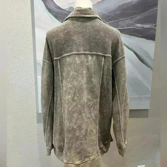 Anthropologie Pilcro Relaxed Shirt Jacket Shacket Size Small - Picture 5 of 10